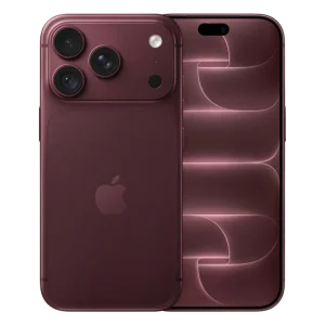 Novi mobiteli 8 Apple iPhone 18 Pro u boji Burgundy, prikaz sprijeda i straga.