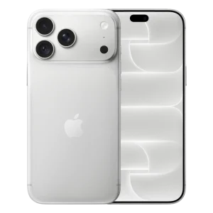 Novi mobiteli 9 Apple iPhone 18 Pro Max u boji Silver, prikaz sprijeda i straga.